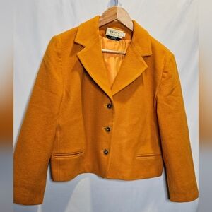 Benard Couture Vintage Mustard Yellow Women's Jacket